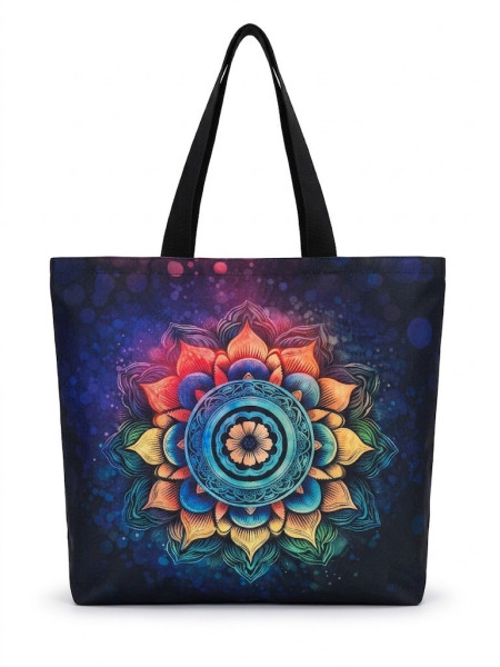 Velká nepromokavá taška „Galaktická Mandala“ – 46x41 cm (1)
