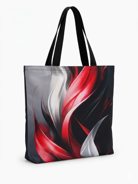 Velká nepromokavá nákupní taška „abstraktní motiv“ – 46x41 cm (1)