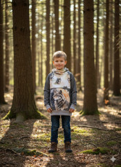 Chlapecká mikina s vlkem