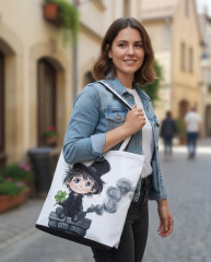 Velká nákupní taška přes rameno - kominíček