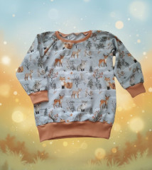 Dětská mikina - lesní zvířátka