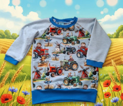 Chlapecká mikina s traktory