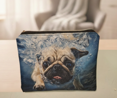 Mini kapsička 2v1: Organizér na drobnosti i obal na nákupní tašku - pes