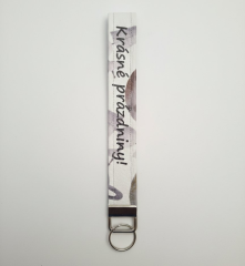 Desingová klíčenka z koženky - krásné prázdniny