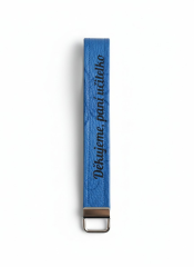 Desingová klíčenka z koženky - děkujeme,paní uklízečko (1)