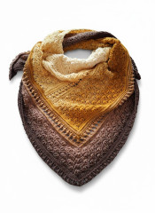 Velký háčkovaný šátek „Podzimní pohlazení“ – ruční práce (1)