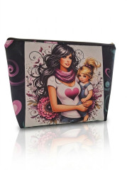 Velká kosmetická taška „Máma a dcera“