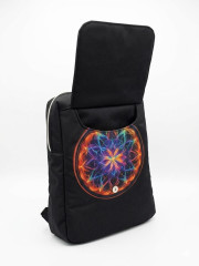 Designový nepromokavý batoh „Ohnivá Mandala“ (3)